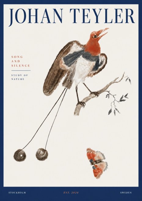 Johan Teyler Song and Silence - Study of Nature No3 - Poster