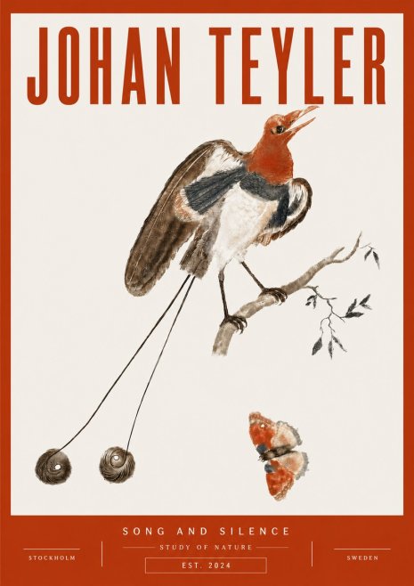 Johan Teyler Song and Silence - Study of Nature No5 - Poster