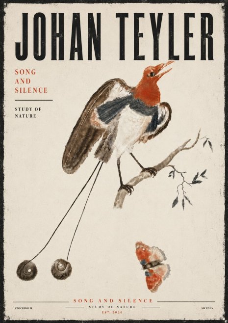 Johan Teyler Song and Silence - Study of Nature No6 - Poster