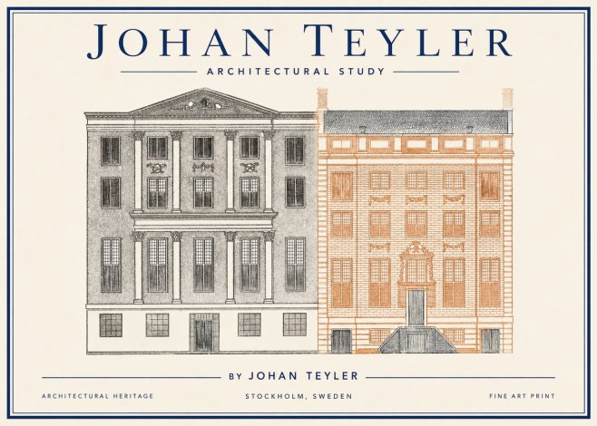 Johan Teyler Architectural Study III No1 - Poster