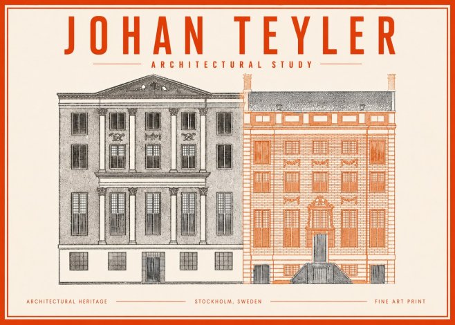 Johan Teyler Architectural Study III No3 - Poster