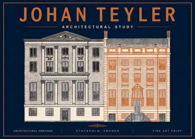 Johan Teyler Architectural Study III No4 - Poster