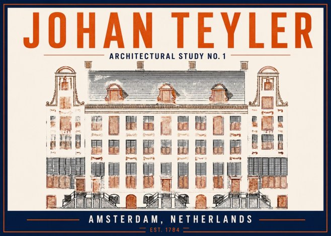Johan Teyler Architectural Study No. 1 I No5 - Poster