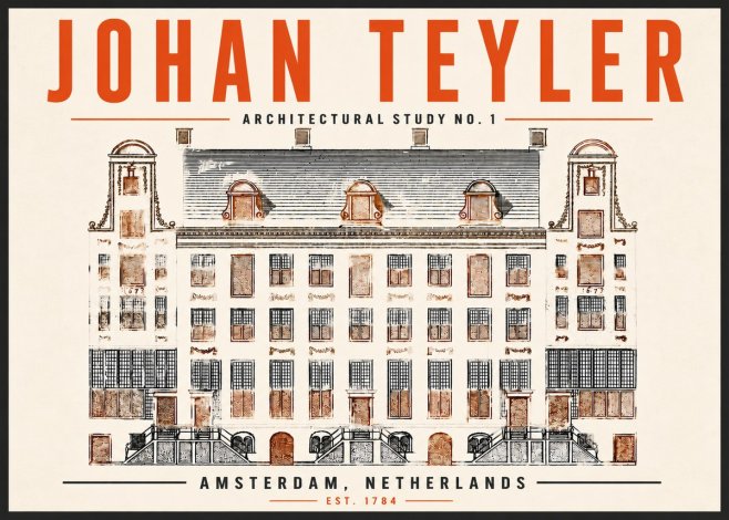 Johan Teyler Architectural Study No. 1 I No6 - Poster