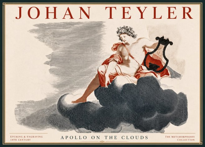 Johan Teyler Apollo on the Clouds No6 - Poster