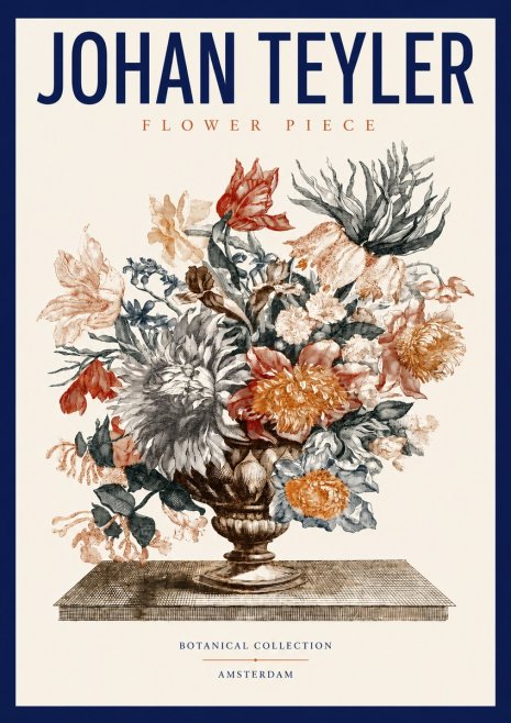Johan Teyler Flower Piece No3 - Poster