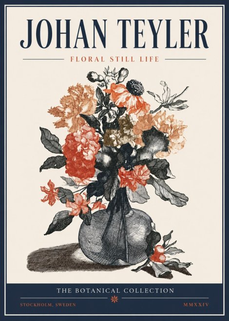 Johan Teyler Floral Still Life II No5 - Poster