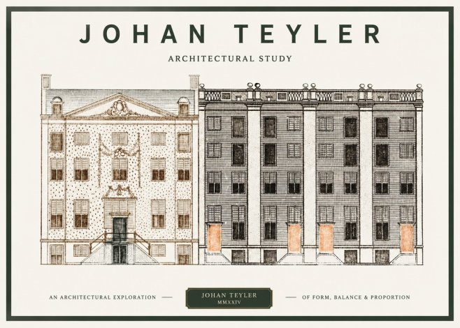 Johan Teyler Architectural Study IV No1 - Poster