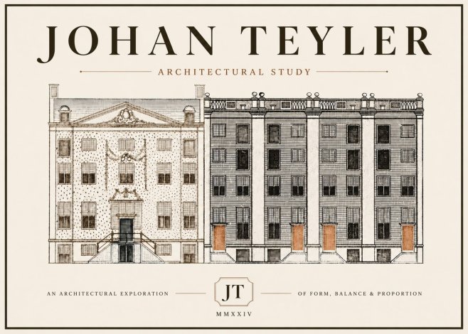 Johan Teyler Architectural Study IV No5 - Poster