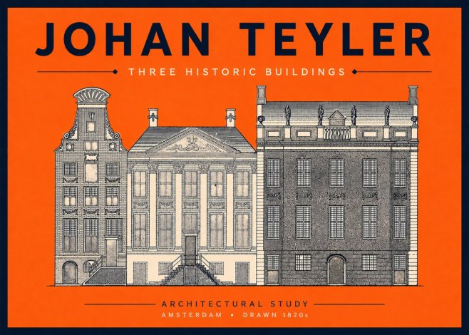 Johan Teyler Three Historic Buildings No5 - Poster