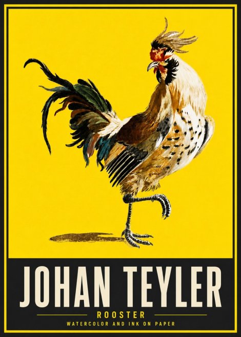 Johan Teyler Rooster No5 - Poster