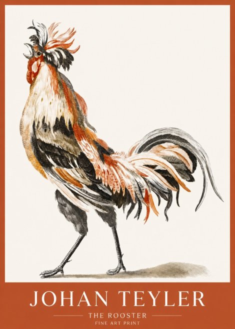 Johan Teyler The Rooster No1 - Poster
