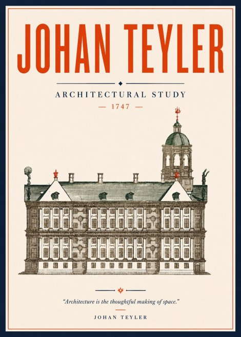 Johan Teyler Architectural Study V No5 - Poster