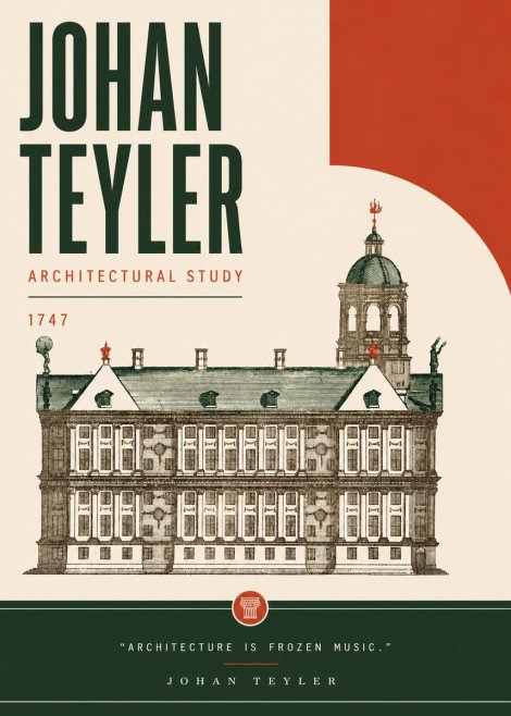 Johan Teyler Architectural Study V No6 - Poster