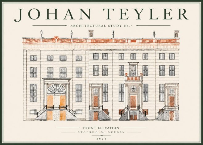 Johan Teyler Architectural Study VI No5 - Poster