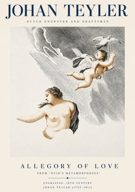 Johan Teyler Allegory of Love No3 - Poster