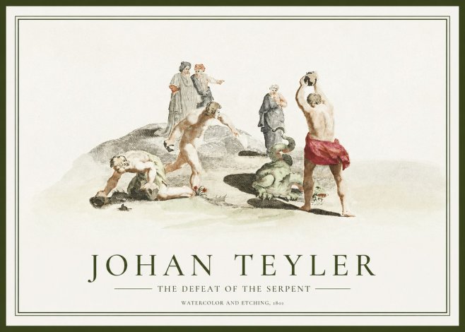 Johan Teyler Study of Ulysses and Polyphemus No2 - Poster