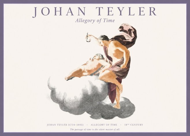 Johan Teyler Allegory of Time No1 - Poster