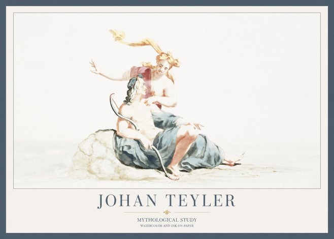 Johan Teyler Mythological Study No2 - Poster