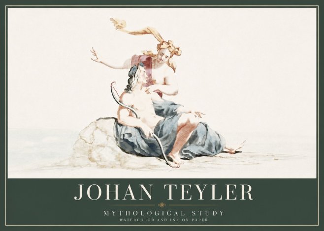 Johan Teyler Mythological Study No3 - Poster