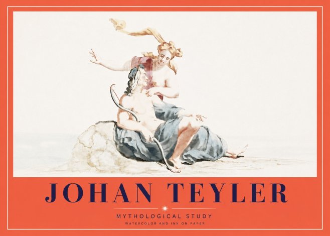 Johan Teyler Mythological Study No4 - Poster