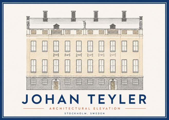 Johan Teyler Architectural Elevation No5 - Poster