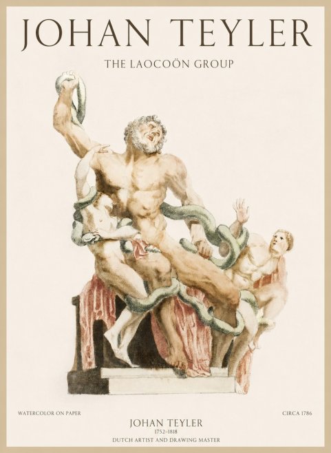 Johan Teyler The Laocoön Group No1 - Poster