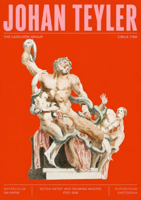 Johan Teyler The Laocoön Group No2 - Poster