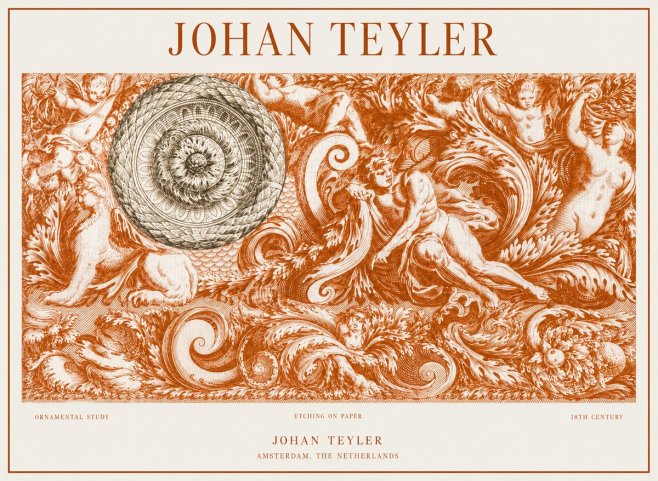 Johan Teyler Ornamental Study No1 - Poster