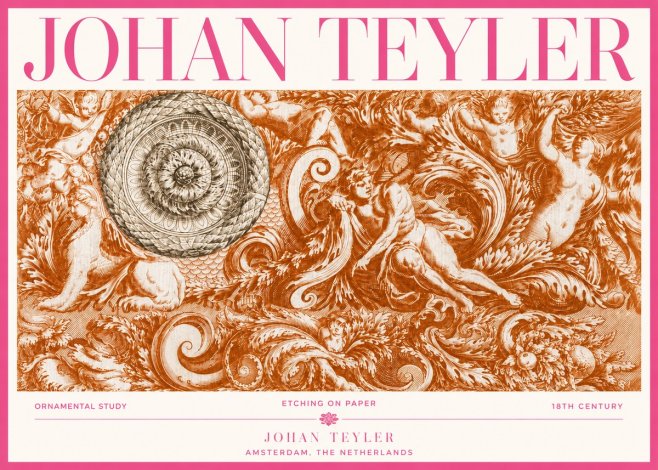 Johan Teyler Ornamental Study No3 - Poster