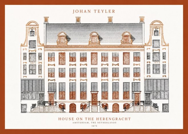 Johan Teyler Architectural Study VIII No4 - Poster