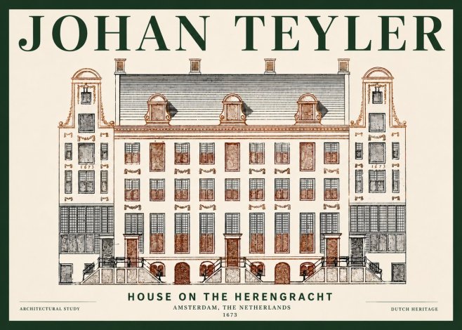 Johan Teyler Architectural Study VIII No6 - Poster