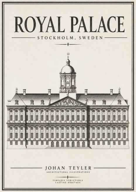 Johan Teyler Royal Palace No2 - Poster