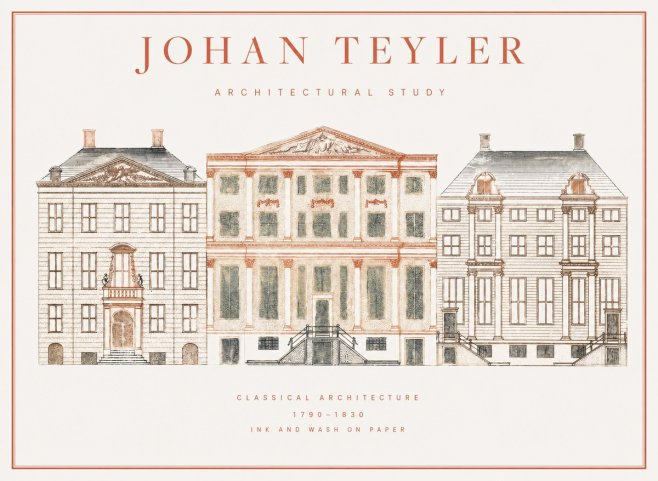 Johan Teyler Architectural Study IX No1 - Poster