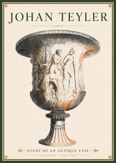 Johan Teyler Classical Urn No5 - Poster