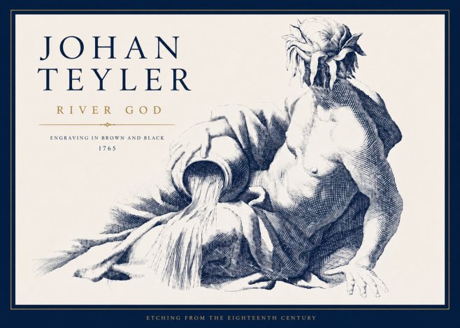 Johan Teyler River God No3 - Poster