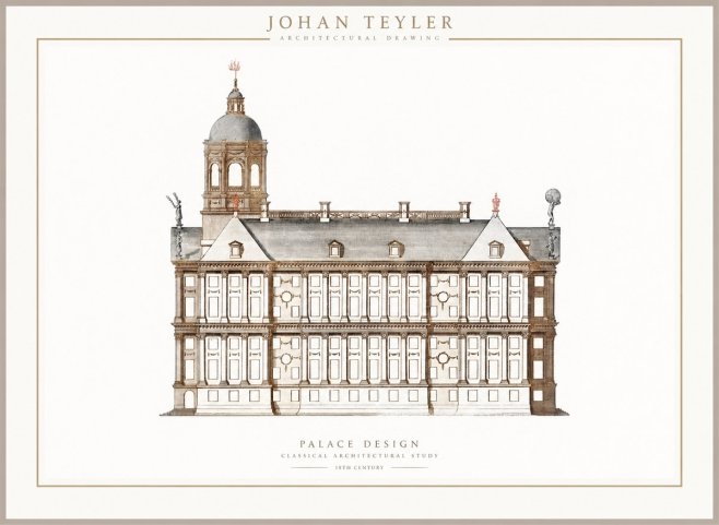 Johan Teyler Palace Design No1 - Poster