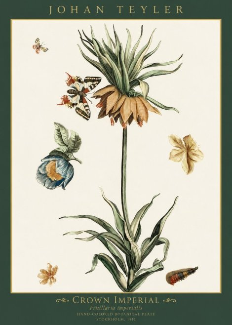 Johan Teyler Crown Imperial No1 - Poster