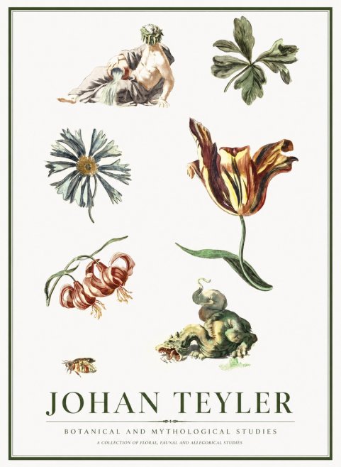 Johan Teyler Botanical and Mythological Studies No1 - Poster
