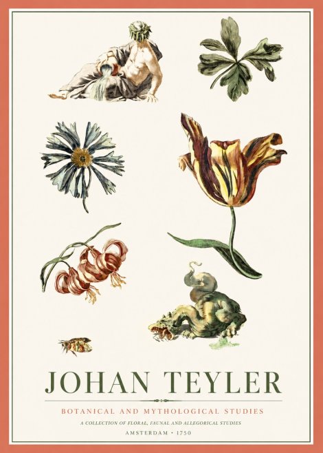 Johan Teyler Botanical and Mythological Studies No3 - Poster