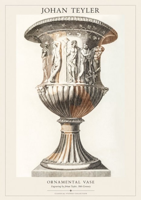 Johan Teyler Ornamental Vase II No1 - Poster