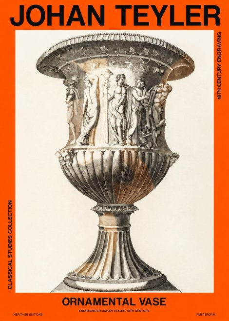 Johan Teyler Ornamental Vase II No2 - Poster