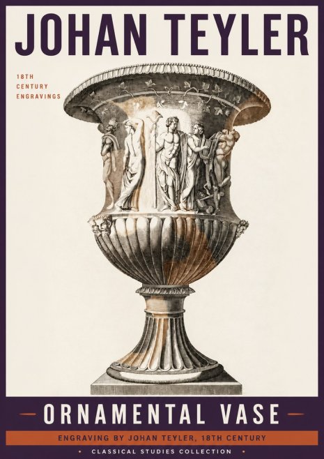 Johan Teyler Ornamental Vase II No6 - Poster