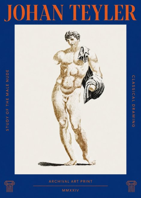 Johan Teyler Classical Study II No3 - Poster