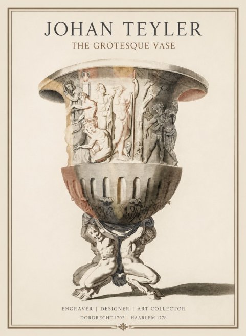 Johan Teyler The Grotesque Vase No1 - Poster