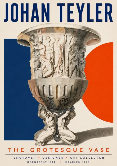 Johan Teyler The Grotesque Vase No4 - Poster