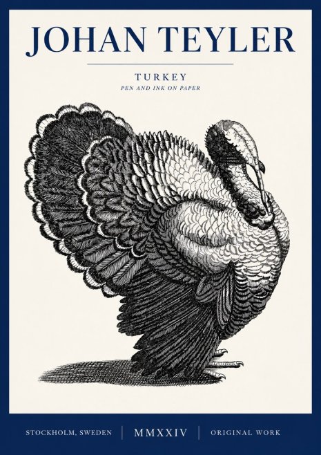 Johan Teyler Turkey No4 - Poster