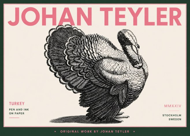Johan Teyler Turkey No5 - Poster