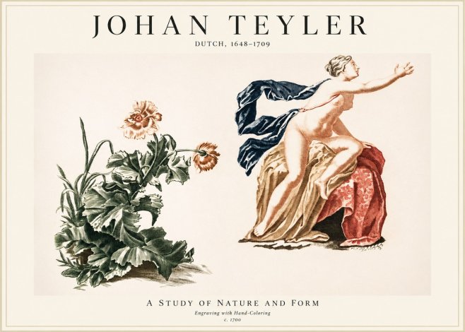 Johan Teyler A Study of Nature and Form No1 - Poster
