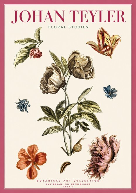 Johan Teyler Floral Studies No5 - Poster